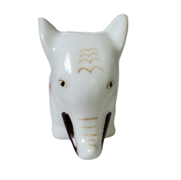 VINTAGE MCM ELEPHANT POSY VASE - Picture 3 of 8